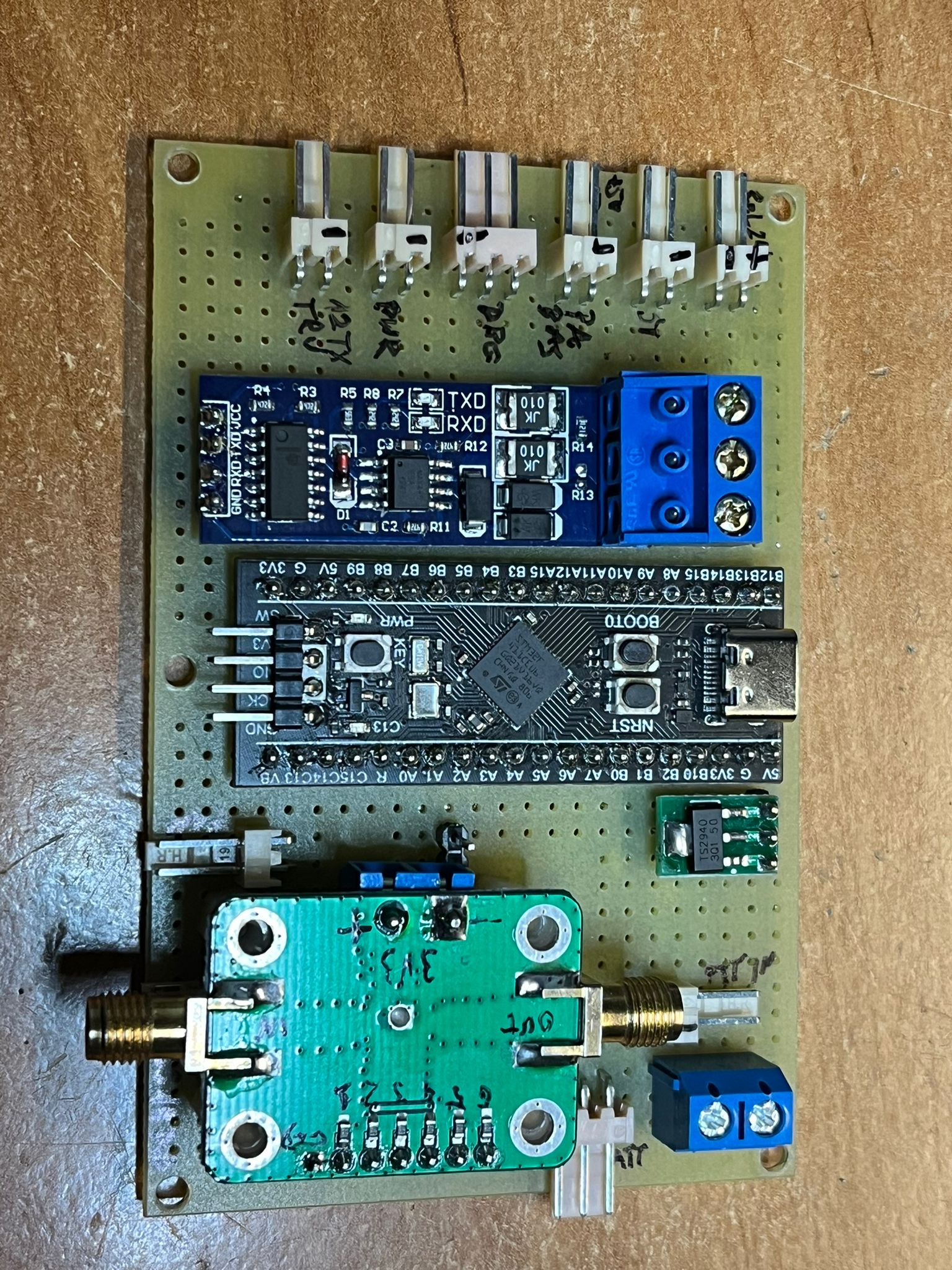 Moduł automatyki do sterowania PA/TRU via RS485